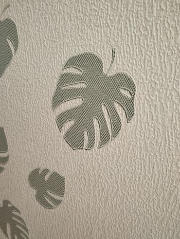 özü yapışan panel: Monstera yarpaqlı divar stikerləri / dekorativ vinil dəst - Rəng
