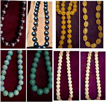 Другие ювелирные изделия: Серебряные цепи, все бусы из натуральных камней, серебряные кулоны и — 7