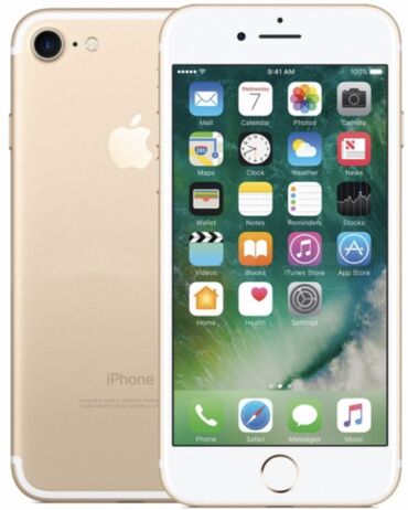 iphone 3: IPhone 7, 32 GB, Natural Titanium, Barmaq izi