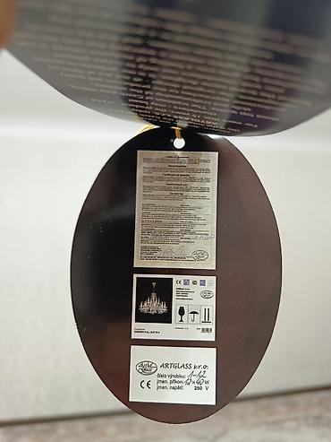 İşıqlandırma: Çılçıraq, 10 və daha çox lampa, Metal — 10