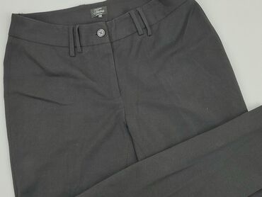 spodnie materiałowe po angieslku: Material trousers, L (EU 40), condition - Good