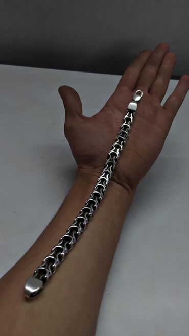 Серебряные цепочки: Серебряная цепь "Император" вес 120 гр 60 см Ручная работа Серебро 925 — 17