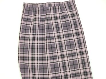 spódnice w kratę do kolan: Skirt, XL (EU 42), condition - Good