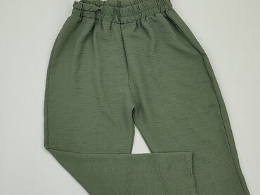 khaki spódnice: Material trousers, S (EU 36), condition - Very good