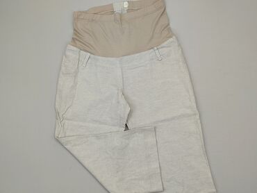 Spodnie 3/4 L (EU 40), stan - Bardzo dobry, wzór - Jednolity kolor, kolor - Szary