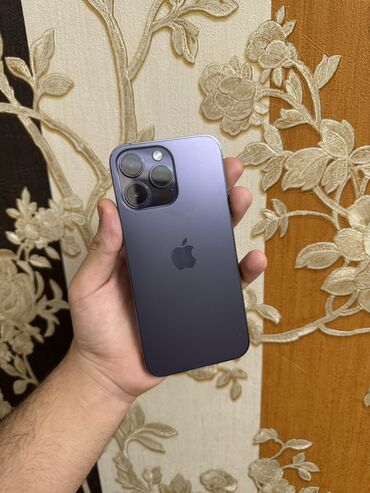 telefon servis: IPhone 14 Pro Max, 256 GB, Deep Purple, Face ID, Simsiz şarj, Zəmanət