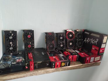 комп: Видеокарта, Б/у, AMD, GeForce GTX, 8 ГБ, Для ПК