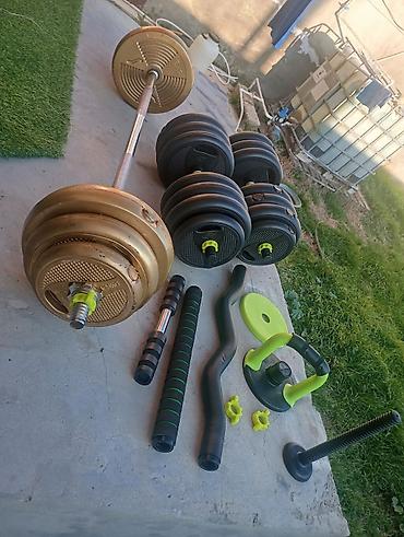 Ştanqlar və ştanq diskləri: Ştanq, Çəki: 65 kq, Yeni — 28