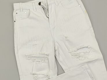 białe ażurowe bluzki: Jeans, Shein, S (EU 36), condition - Good