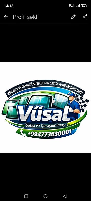 arendaya moyka 2026: Vüsal – Avtomobil şüşələrinin satışı və quraşdırılması - Hər növ — 1