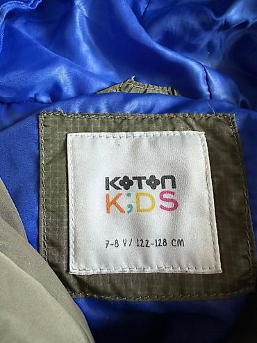 Верхняя одежда: Koton Kids – детская вещь для мальчиков/девочек, размер 7–8 лет (рост — 1