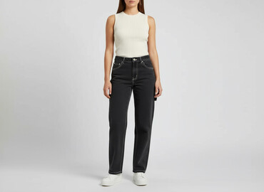 bershka spodnie brazowe: Bershka, Jeans for women, size XS