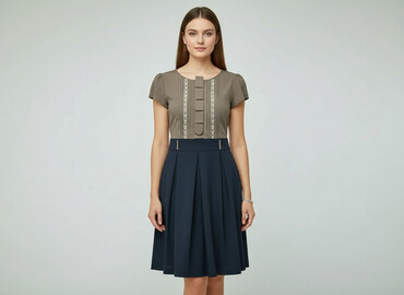 sukienki z paskiem w talii: Women`s dress, size M