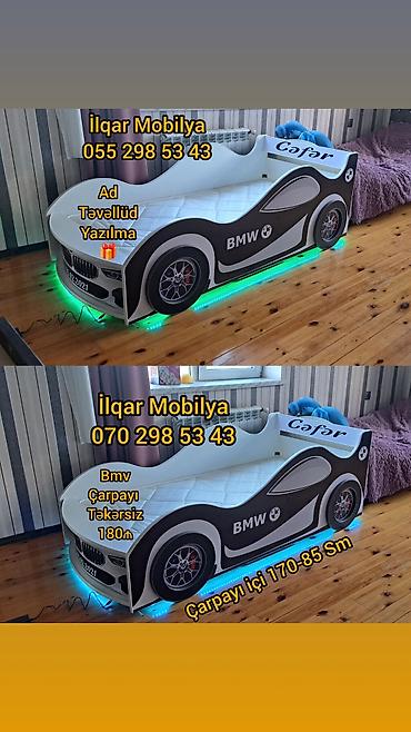 Yeni, Sifariş ilə, Maşın-çarpayı, Matrassız, Siyirməsiz
