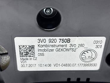 veev garancija: KILOMETAR SAT BRZINOMER ZA ŠKODA SUPERB - 3V0 920 750 B | Kilometar — 5