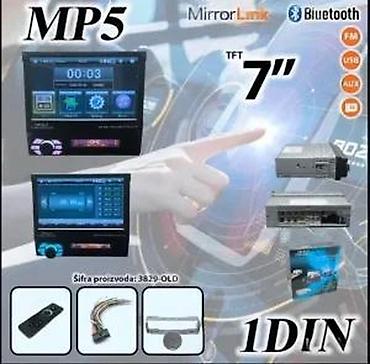 Audio oprema za auto: MP5 auto multimedija 1DIN sa 7" TFT ekranom i MirrorLink funkcijom - — 12