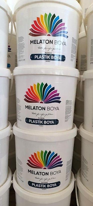 Divar üçün boyalar: Melaton plastik boya (Daxili divar emulsiyası)Melaton Plastik Boya — 1