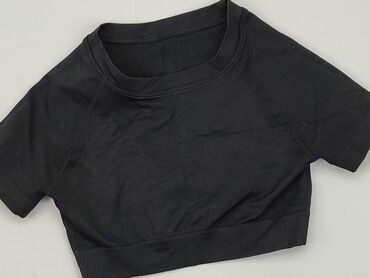 czarne t shirty oversize: Top S, stan - Bardzo dobry