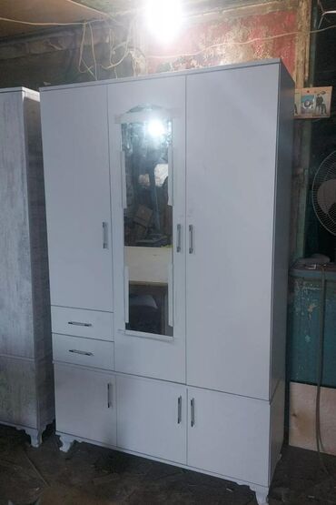 Dolablar: Yeni, Açılan, 3 qapılı Düz dolab, Qarderob, paltar dolabı — 3
