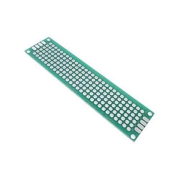 запчасти: İki Üzlü Deşikli Plata – Pertinaks 2x8 sm - Ölçü: 2 x 8 sm - — 2
