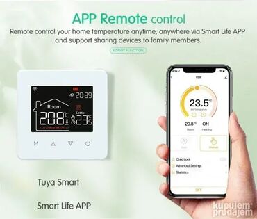 Oprema za grejanje: WiFi 16A Pametni Termostat za Grejanje 🔥 Primena: Elektro grejanje — 5