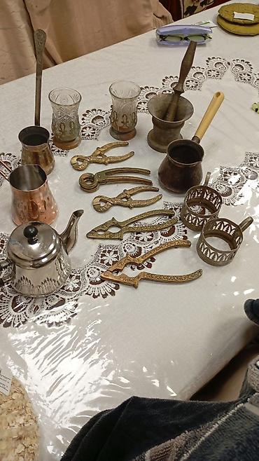 podstakan: Məhsul: Köhnə tip qoz-fındıq qıranlar və çay stəkanaltıları (metaldan) — 3