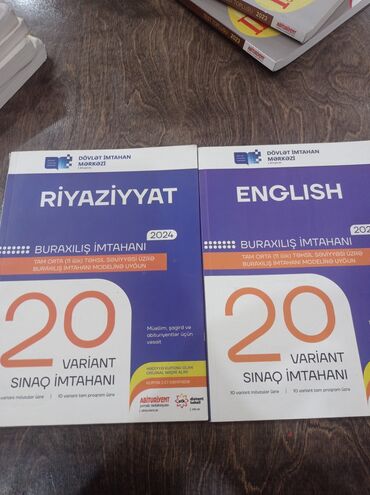 liseylərə hazırlıq üçün vəsait riyaziyyat: Dövlət İmtahan Mərkəzi tərəfindən 2024-cü il buraxılış imtahanları