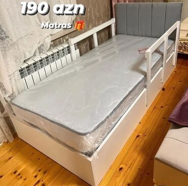 Çarpayılar: Yeni, Təknəfərlik çarpayı, Bazasız, Matras ilə, Siyirməsiz, Azərbaycan — 28