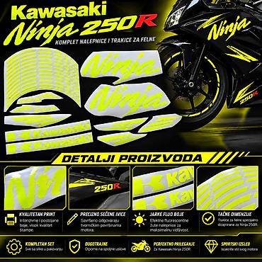 kn filter: Kawasaki Ninja 250R Komplet Nalepnica- 2859 Osvežite izgled svog — 2