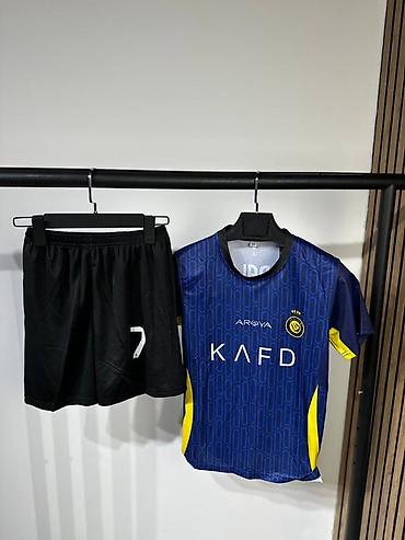 world cup: Детский футбольный комплект в стиле Al Nassr с именем Ronaldo и — 1
