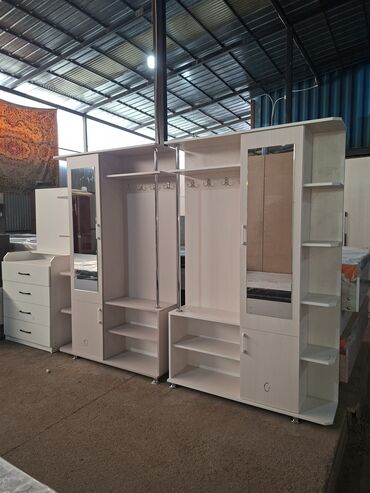 Гарнитуры для прихожей: Гарнитур для прихожей, Новый, ДСП, Бесплатная доставка, цвет - Бежевый — 13