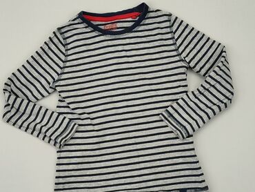 czarna bluzka wiązana w pasie: Bluzka, Lupilu, 5-6 lat, 110-116 cm, stan - Dobry