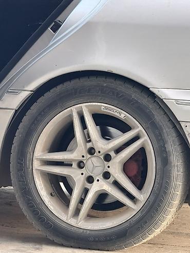 215 65 16 с: Литые диски AMG для Mercedes-Benz + зимние шины Goodyear обмен есть - — 1