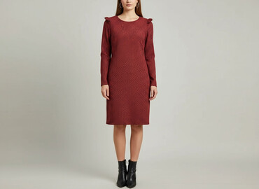 fisz czerwona sukienki: Women`s dress, size S