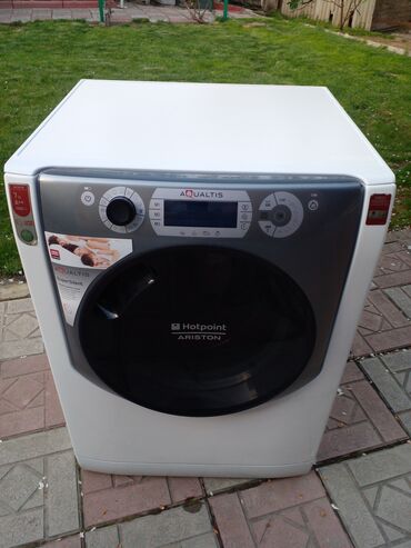 вафельница 7 в 1: Стиральная машина Hotpoint Ariston, Б/у, Автоматические, До 7 кг, Полноразмерная