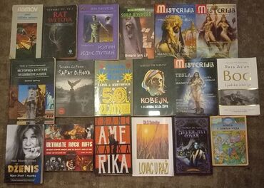 Knjige, časopisi, CD i DVD: Razne Knjige,Od 400 do 600!