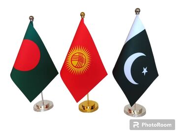 Другие предметы коллекционирования: Флаги Кыргызской Республики на улицу Атлас 200×150 см Атлас 150×100 — 9