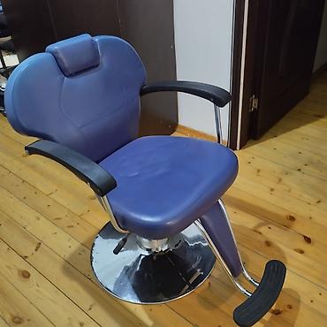 salon mallar: Bərbər/kosmetologiya kreslosu və dairəvi güzgü dəsti - Peşəkar salon — 3