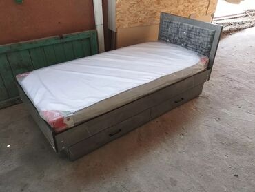 Односпальные кровати: Односпальная кровать, Новый, С матрасом, длина - 205 см — 11