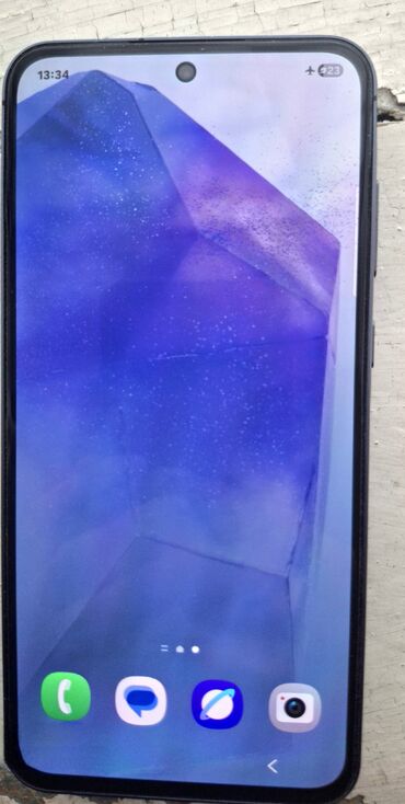 telefon not8: Samsung Galaxy A55, 128 GB, rəng - Boz, İki sim kartlı