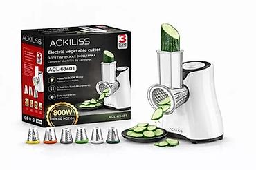kabab sis: Tərəvəz Doğrayıcı Ackiliss ACL-63401 800W Yüksək Güclü Mətbəx Rondosu — 1