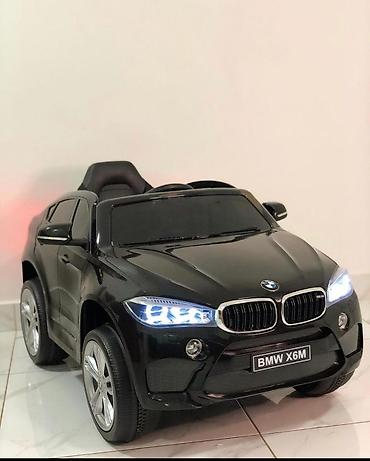 Uşaq avtomobili BMW X6 M Pulsuz çatdırılma Rezin təkərlər Led