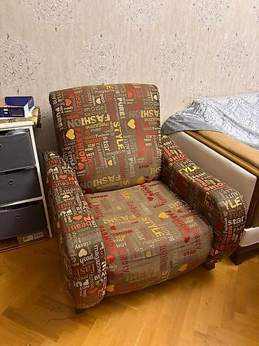 Divan və kreslo dəstləri: Yumşaq mebel dəsti – 1 ədəd geniş divan və 2 ədəd kreslo - Üslub — 2