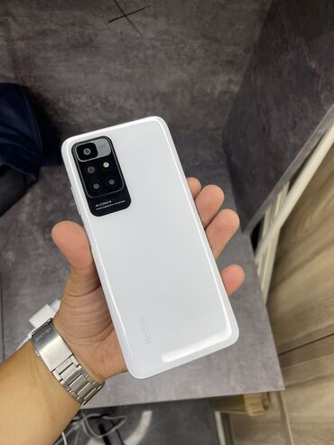 пассивное сетевое оборудование 5: Redmi, Redmi 10 5G, Б/у, 128 ГБ, цвет - Белый, В рассрочку, 2 SIM