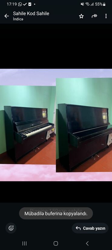 Sintezatorlar: Pianina 150azn sahile