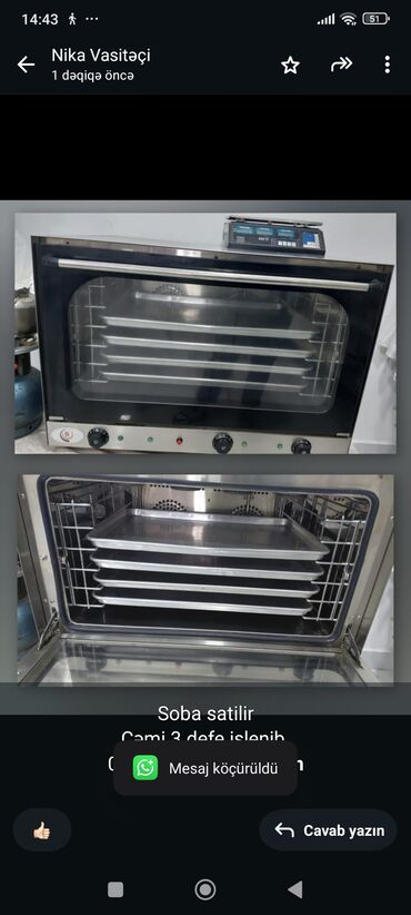 Professional sobalar: Soba satilir Cəmi 3 defe islenib. 0 faza Qiymet 550 azn Unvan Pirşağı