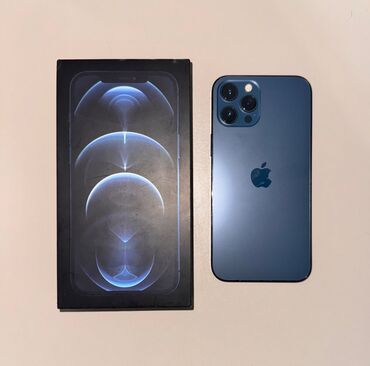 IPhone 12 Pro Max, 128 ГБ, Pacific Blue, Беспроводная зарядка, Face ID