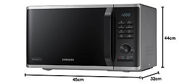 metbex soba: Mikrodalğalı soba Samsung, Ayrıca dayanan, Qril ilə, rəng - Qara, Yeni — 5