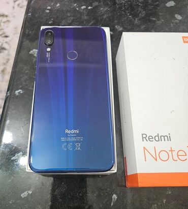 телефон а 7: Xiaomi, Redmi Note 7 Pro, Б/у, 64 ГБ, цвет - Синий