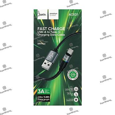 type c: Кабель Hoco ACE01 USB to Type-C - высококачественный кабель длиной 1 — 8